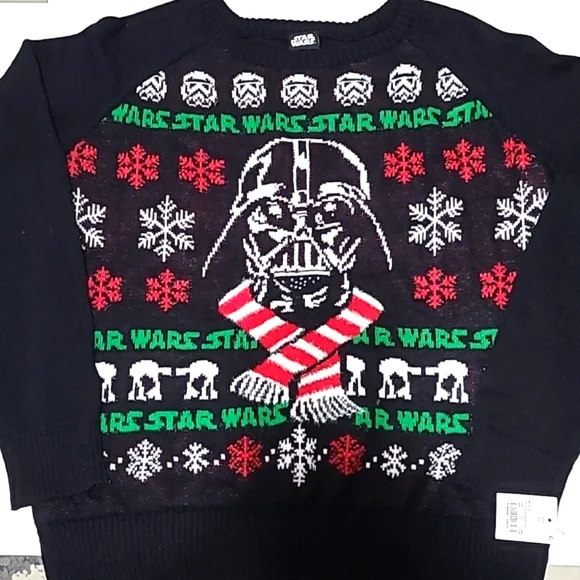 Star Wars Christmas Sweater NWT Ugly Christmas Sweater - Picture 9 of 12